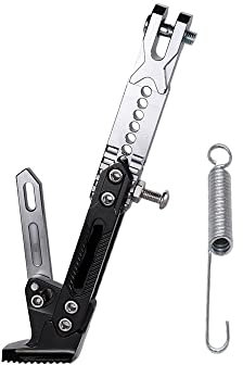 TASEKI Seitenständer Universal Motorrad Zubehör Motorrad Ständer Kick Halterung Fuß Seitenständer Supportor Parkkrücke Halter Pit Bike Moto(09)