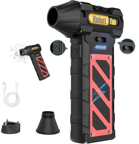 Electric Air Duster-Compressed Air Duster,60mph Wind Stepless Speed Canned Air for PC/Compute/Electronics/Home&Car Cleaning, 150000RPM Air Blower to Spray Air Can Dust Off Keyboard Cleaner (Black)