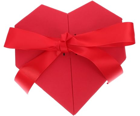 Holibanna Herzförmige Schachteln Mit Deckel Für Blumenarrangements Geburtstagsgeschenke Seifenverpackungen Leere Verpackungsboxen in Herzform Befüllbare Bonbonboxen Für Hochzeit