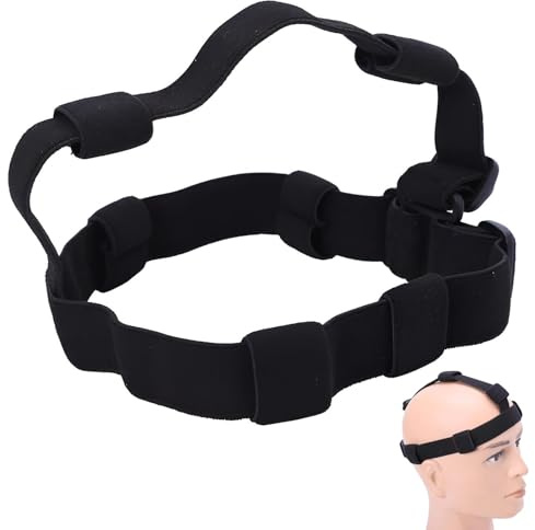 banjiabb Fascia per torcia, fascia regolabile, fascia per la testa, cinturino in nylon, cinghia per la testa della torcia, cintura per la testa, per attività all'aperto, campeggio, escursionismo
