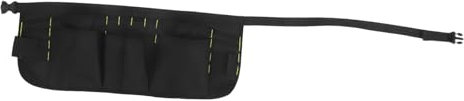 NUOBESTY Multi-pocket Canvas Work Apron Waist Server Smock for Waitress Hairdresser and Industrial Workers