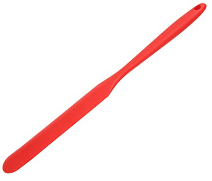 Spatola di Cera in Silicone Sticchi di Depilazione Ergonomica Applicatore per Silicone più Caldo Cera, Rosso, 1x] per Uso Domestico