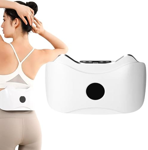 Elektrischer kabelloser Bauchmassagegerät, Fettverbrennungs-Massagegerät für Fettverbrennung und Verdauung, EMS Bauchmuskeltrainer Mit 2Massageprogrammen, Anti-Cellulite Massagegerät für Männer Frauen
