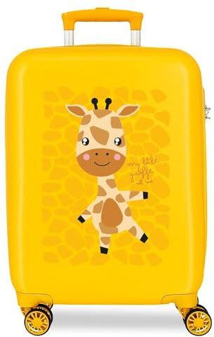 Roll Road Happy Pets Maleta de Cabina Multicolor 38x55x20 cms Rígida ABS Cierre de combinación Lateral 34L 2 kgs Equipaje de Mano