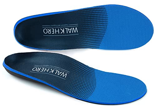 Plantar Fasciitis Insoles for Men Women - Orthotics Inserts, Shoe Insoles Arch Support Flat Feet Inserts Work Boot Insoles for Standing All Day (Mens 7-7 1/2 | Womens 9-9 1/2)