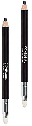 CoverGirl Perfect Blend Eye Pencil, Basic Black - Pack of 2
