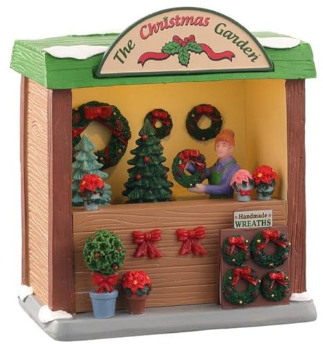 LEMAX Beleuchtete Weihnachtsszene „The Christmas Garden“ Bauen Sie Ihr eigenes Weihnachtsdorf