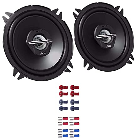 JVC CS-J520X Auto Lautsprecher Boxen 500 Watt 13 cm 2 Wege Koax passend für Kia Picanto 1 2004-2011 Türen Front und Heck