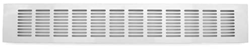 H&C VENT Rejilla Ventilación 500 x 80 mm de Aluminio para Muebles y Puertas │Rejillas de Ventilacion Horno Microondas │ Rejilla para Puerta Interna Baño Cocina de Madera PVC Metal Pared │ Cubierta AC