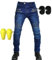 SHUOJIA Hombres Y Mujeres Pantalones De Motociclismo Para Pantalones De Carreras De Motocross Con Pantalones Anti Caída,Jeans De Moto, 4 X Equipo De Protección (A12,XXL)