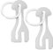 Luvadeyo Shopping Trolley Remover for All Shopping Trolleys/with Key Finding Service/Removable Carbon Shopping Trolley Token/Keyring Shopping Chip