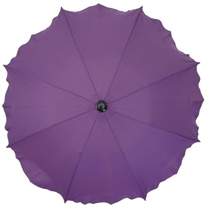 Skyline parasole per passeggino universale ombrello antivento pieghevoli resistenti umbrella ombrelli pieghevole robusto Filtro UV 50+ diametro 63 cm grande viola