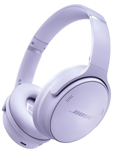 Bose QuietComfort Kabellose Kopfhörer mit Mikrofon und Noise-Cancelling, Bluetooth Over-Ear-Kopfhörer mit Noise-Cancelling, bis 24 Stunden Akkulaufzeit, Hellflieder - Limited Edition