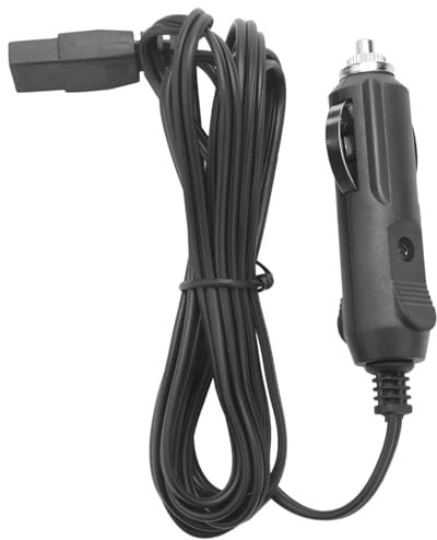 Janasiba Câble de charge 2 m 12 V pour voiture, glacière, réfrigérateur, allume-cigare, 2 broches