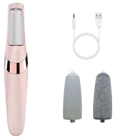 Lijadora de pie,Removedor de callos,Rascador de pies eléctricos,Dispositivo eléctrico para eliminar callos de los pies con rodillos de repuesto y cable de carga USB