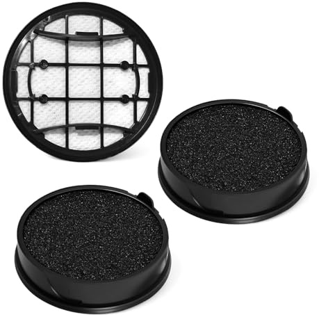 3-tlg. Set für Philips Staubsauger Filter/Staubsaugerfilter – kompatibel mit VC Series 7000/8000 (XV1681/01): 2× Schaumstoff-Vorfilter + 1× Einlassfilter, waschbar, für XC7053/7055/7057 & XC8055/8057