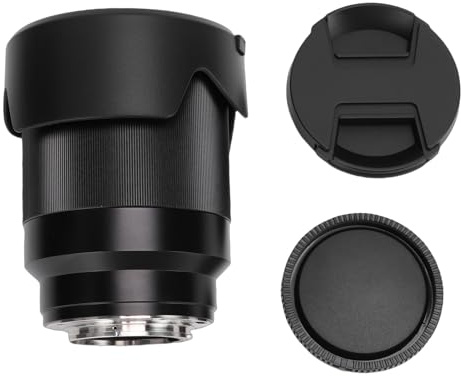 Zunate Obiettivo da Ritratto con Attacco E per A7III A7RIII A7SII A7II A6500, 85 Mm F1.8 Obiettivo per Fotocamera Full Frame con Messa a Fuoco Automatica Ampia Apertura, per Ritratti