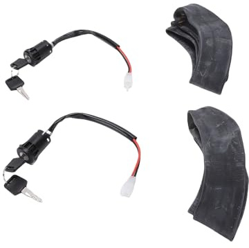 CHICIRIS Interruttori di Accensione per Bici Elettriche in Nylon Ignifugo con Chiavi per Rotazioni Fluide e longevità per Scooter Elettrici, Carrelli, Motocicli