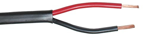 Lumonic 5m FLYY-fl Cavo del veicolo 2x1mm² nero | A 2 fili | Cavo per rimorchio | Cavo multiplo piatto per autoveicoli | Resistente agli oli e ai carburanti, ritardante di fiamma | Bassa tensione