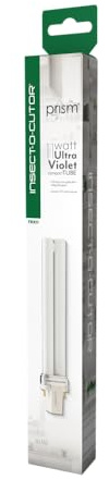 Insect-o-cutor Kompakte UV-Lampe für die Fliegenfalle „Prism 11 Watt – Mückenbekämpfung – LED-Röhre – Für kleine Büros, Cafés – Tragbar – 8000 Stunden, Schwarz