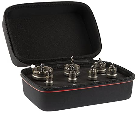Starrett Tungsten Carbide Tipped Hole Saw Kit - KSM07001 Sheet Metal Cutter With Arbor & Pilot Drill Bit - For Drilling Stainless Steel Aluminum Alloy