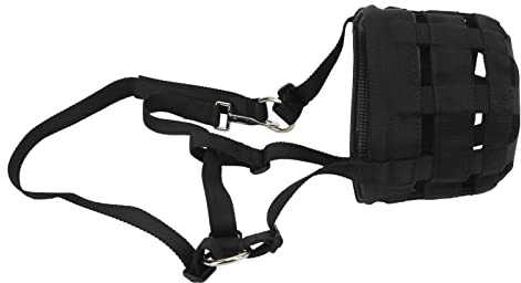Mrisata Muso per Cavallo al Pascolo Muso per Cavallo al Pascolo Museruole per Cavallo Anti-Mordente Copertura per la Bocca del Cavallo Museruola per Pascolo Facile da Respirare Muso per