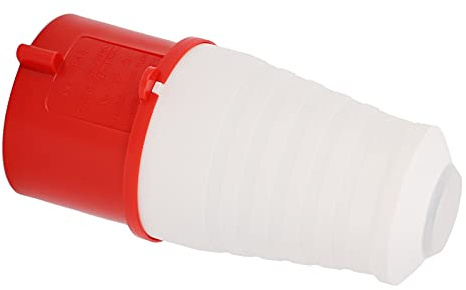 Enchufe de Alimentación Industrial Trifásico, Enchufe de Alimentación Industrial, 32 A 220-380 V/240-415 V 5 Pines Enchufe Trifásico A Prueba de Explosiones, para Agricultura,