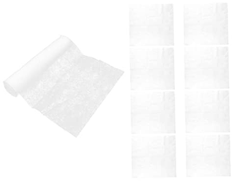 LIFKICH 1set Range Hood Oil Filtration Paper Biodegradable Oil Kitchen Cover Greaseproof Easy to Use for Absorption