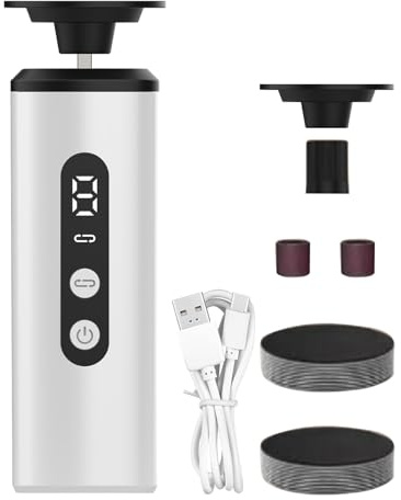 Molinillo De Pie Eléctrico, Dureza De Removedor De Pies Eléctricos, Dispositivo De Profesional Recargable, Diseño Ergonómico Que No Es Deslizamiento, Piel Muerta Eficiente Y Eliminación De Ca