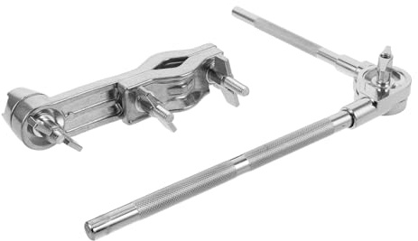 FRCOLOR Soporte de Percusión con Abrazadera para Soporte de Caja Brazo Corto para Platillo y Montaje de Cencerro Extensión y Estable para Batería