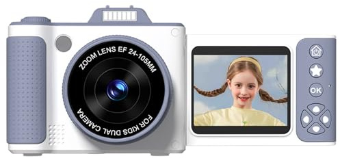 Digital Camera for Kids - Vlog Camera with 2.4 Inch Screen | Portable Toy with Flash for Garden Travel School Camping Beach Home Indoor Outdoor