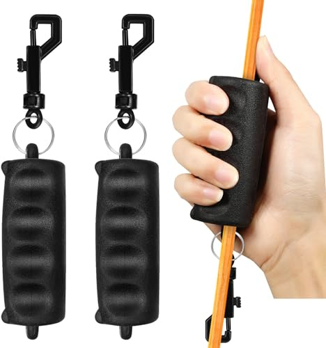 Sewroro Rubber Arrow Puller Arrow Remover Tool 2pcs with Anti-slip Grip and Hand Protection, Portable Dark-colored for Archery Practice and Bow Maintenance