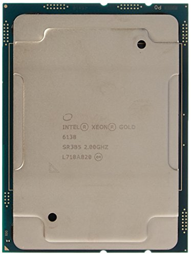 Intel 736138 125 W Xeon processore Gold 6138 – Multicolore