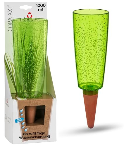 Scheurich Copa XXL Bewässerung Wasserspender Bewässerungskugel grün transparent (1, Grün)