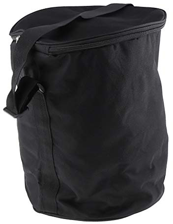 sharprepublic Sac Seau Rond Sport Panier Sport Balles De Tennis Sac De Rangement - Noir