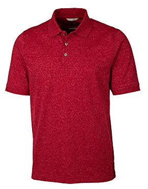 Cutter & Buck Polo pour Homme - Rouge - Taille XL