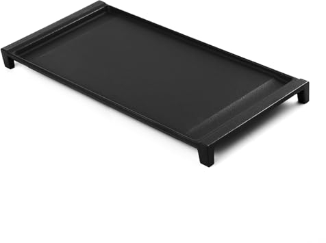 Upgraded WB31X24738 Griddle Replacement for GE Stove Parts Griddle Plate, Cast Iron Center Griddle for GE Gas Range Parts Stove Top Burner Griddle GE Cooktop Parts Griddle Flat Top Pan 1 Pack
