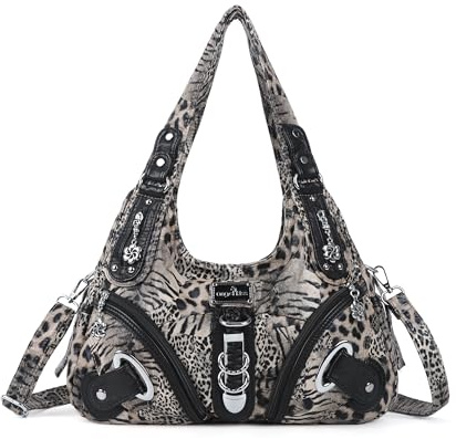 Angelkiss Hobo Geldbörsen und Handtaschen für Damen, Umhängetasche, groß, für den täglichen Gebrauch