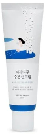 Birch Juice - Round Lab - Crème Solaire Hydratante SPF 50+ PA++++, 50ml, Protection Quotidienne, Formule Légère - Made in Korea