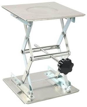 FreeTec Hubtisch Plattformen Edelstahl Labor Hebeplattform 200 x200 x280mm für Labor Laborhebebühne Lab Jack Labor Hebebühne