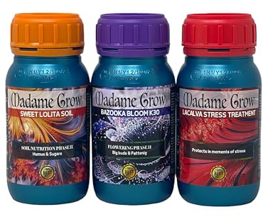 MADAME GROW - Düngemittel Energie, Schutz und Entknospung - KIT Panther (3x250mL)