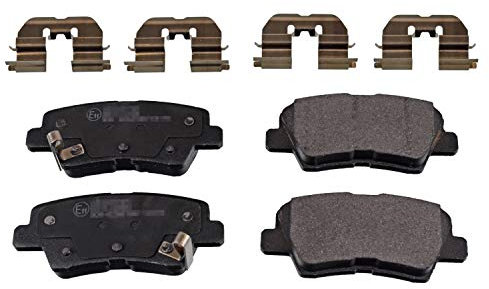 febi bilstein 116378 Kit pastiglie freno con materiale di fissaggio, 1 unità