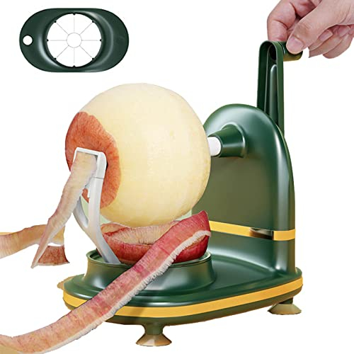 Pela Mele, Pelapatate, Pelapatate Rotativo A Manovella, Adatto Per Verdure, Patate Tonde, Mele Tonde, Con Affettamele, Facile Da Pulire