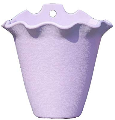 Macetas, Jardín Macetas de cucharas Colgantes plantador Colgante, Pared de la Flor de Pared del pote Tiesto Tiesto Suculento Cesta Colgante Pot semicírculo (Color : Purple)