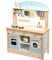 ROBUD Kids Kitchen Wooden Toys Age 3 4 5 | Play Kitchen Toy for 3 4 5 6 Year Old Girl Boy Gifts Wooden Kitchen Kids Birthday for Girls Role Play Toys 3-6 Years Old Presents