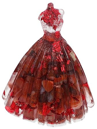 HOOTNEE Kristallglasschmuck Hochzeit Deko Figur Brautkleid Ornament Für Wohnzimmer Und Schlafzimmer Als Für Familie Und Freunde Zu Besonderen Anlässen