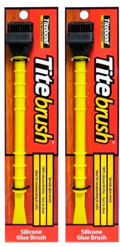 Titebond Titebrush, Silikon-Kleberpinsel Leimapplikator, Leimpinsel mit Applikator für Holzarbeiten, 2er-Pack