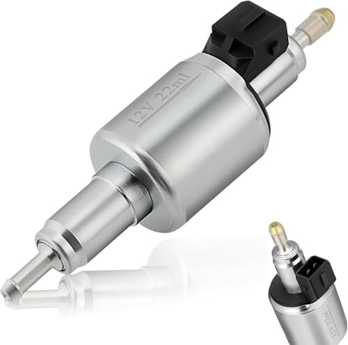 Alrens 12V 22ML Ölpumpe Kraftstoffpumpe Heizungspumpe Dosierpumpe für W-ebasto E-berspacher 2KW 5KW 8KW Auto Kraftstoffpumpe Universelle mit Ölpumpendeckel Ersatzteil für Standheizung und Autoheizung