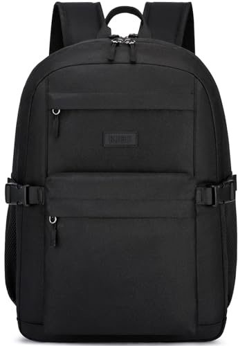 Mochila escolar para hombre y mujer para niños y niñas, Negro , 15.6, Para exteriores