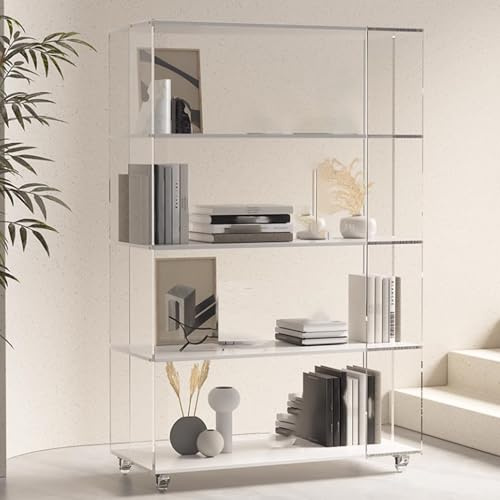 Eleganter Eckvitrine mit Glastüren – Ideale Aufbewahrung für Sammlerstücke, Bücher und China im Esszimmer & Wohnzimmer – Stilvolle Curio-Vitrine